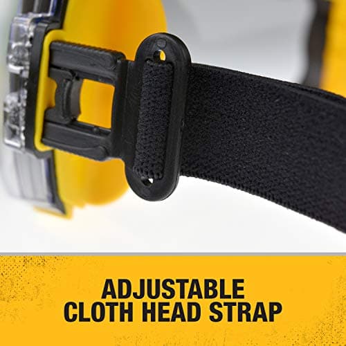 DEWALT DPG82-11 Concealer Clear Anti-Fog Dual Mold Safety Goggle thumbnail 5