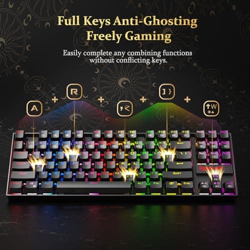 Redragon K552 KUMARA TKL Mechanical Keyboard (Red Switch) thumbnail 5