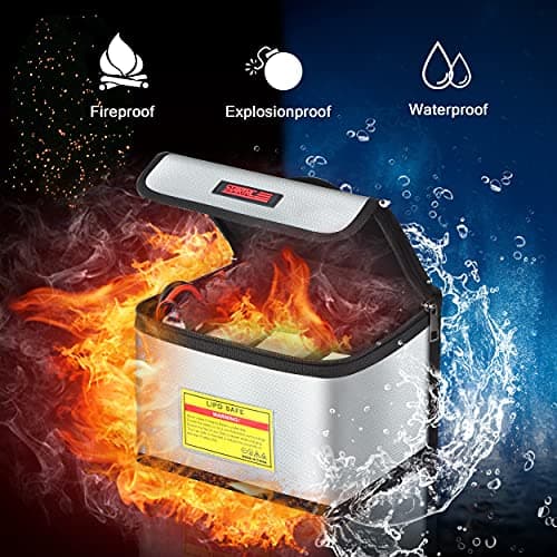 STARTRC LiPo Battery Fireproof Explosionproof Storage Bag (21.5 x 15 x 14cm) thumbnail 2