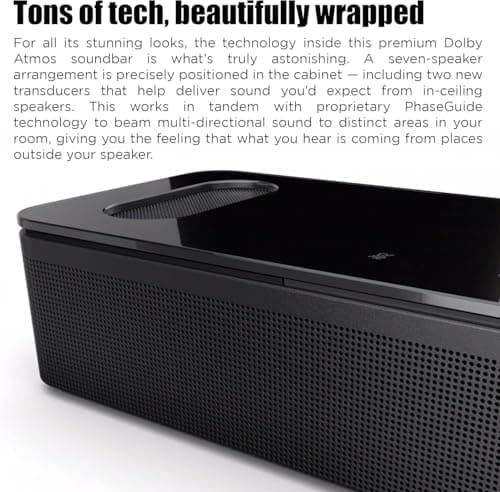 Bose Smart Soundbar 900 Dolby Atmos with Alexa Built thumbnail 5