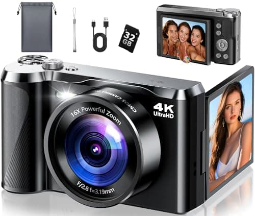 4K Digital Camera for Photography & Travel
