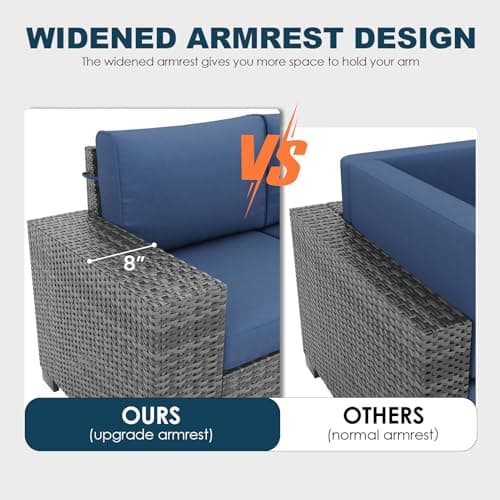 Vonzoy 7-Piece Outdoor Patio Conversation Set thumbnail 4