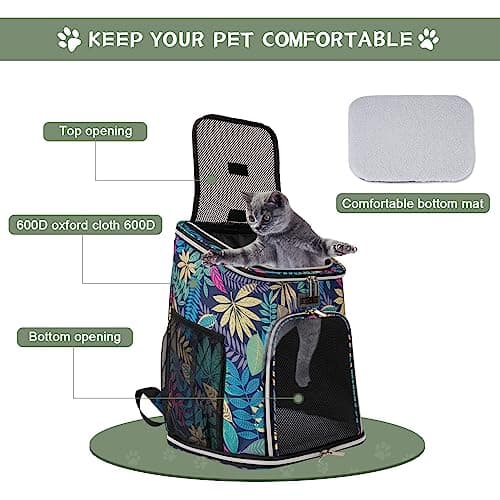 BAGLHER Cat Backpack Carrier Mesh thumbnail 4