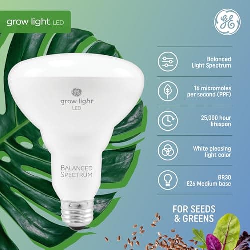 GE Lighting BR30 Full Spectrum LED Grow Light Bulb thumbnail 2