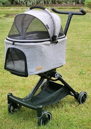 ROODO 2026 Upgraded 3-in-1 Dog Cat Stroller - image 1
