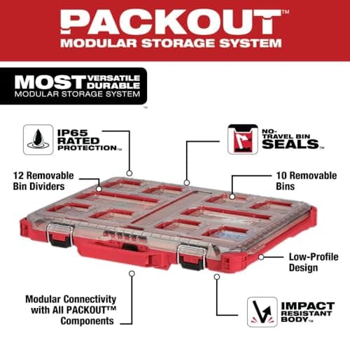 Milwaukee PACKOUT Low-Profile Organizer thumbnail 3