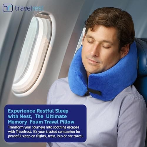 Travelrest Nest Ultimate Memory Foam Travel Pillow thumbnail 4