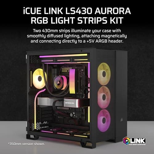 Corsair iCUE LS100 Smart Lighting Strip Starter Kit thumbnail 2