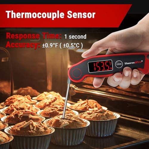 ThermoPro TP19 Waterproof Instant-Read Meat Thermometer thumbnail 2