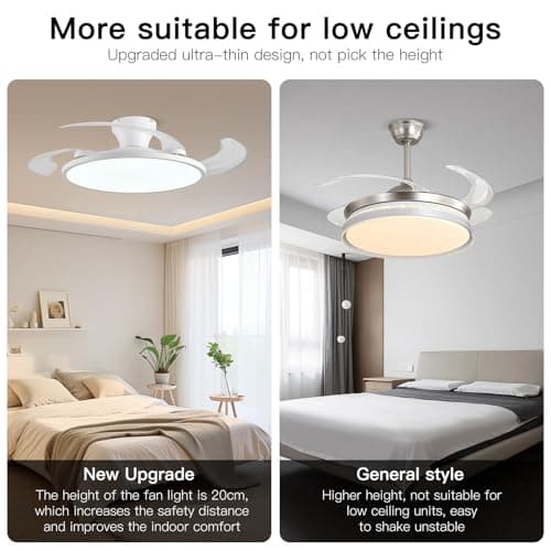 AHAWILL 42" Retractable Blade Fandelier thumbnail 4