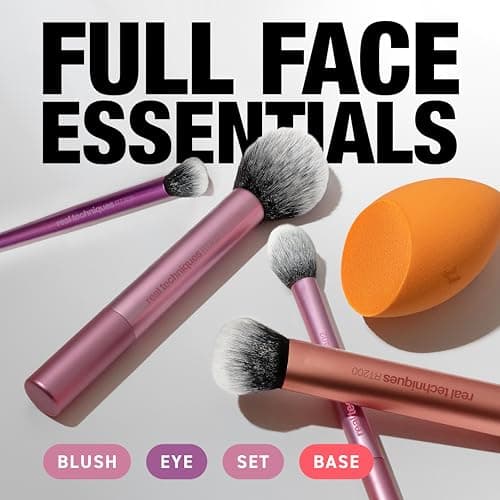 Real Techniques Everyday Essentials Makeup Brush Set (6 Piece) thumbnail 2