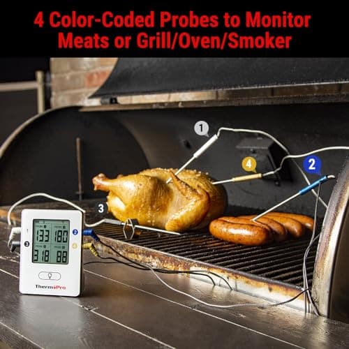 ThermoPro TP25 500ft Wireless Bluetooth Meat Thermometer thumbnail 2