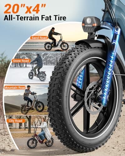 Heybike Ranger S Folding Fat Tire Electric Bike thumbnail 3