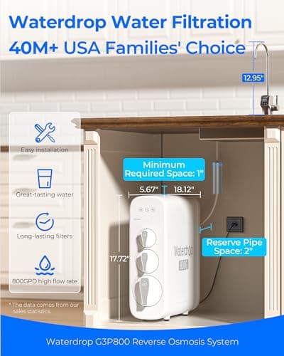 Waterdrop G3 P800 Reverse Osmosis System thumbnail 2