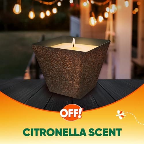 Glade Outdoor Scented Candle Citronella & Cedar 2-Pack thumbnail 5