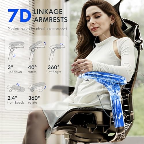 Flexispot BS8 Pro Ergonomic Mesh Office Chair thumbnail 4