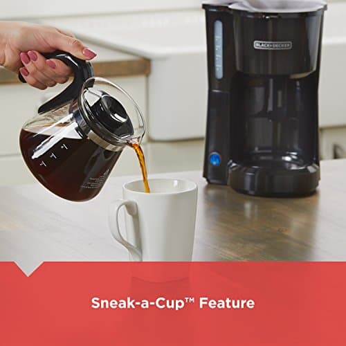BLACK+DECKER CM0700BZ 4-in-1 5-Cup Coffee Station Coffeemaker, Black thumbnail 5