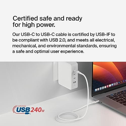 Belkin BoostCharge Pro USB-C 240W Cable thumbnail 5