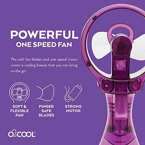 O2COOL Deluxe Battery Operated Misting Fan thumbnail 4