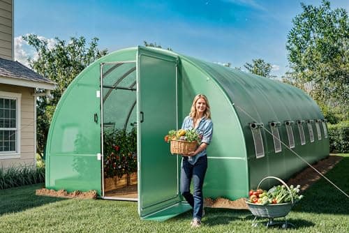 YITAHOME 10x14 ft Large Walk-In Greenhouse thumbnail 2