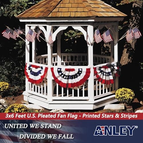 Anley Patriotic Bunting Banner 3-Pack 6 ft thumbnail 4