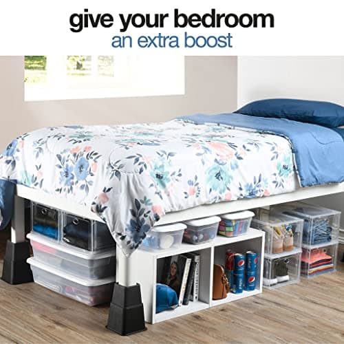 Home-it Stackable Bed Risers (8-Piece Set) thumbnail 4