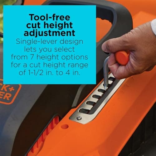 BLACK+DECKER BEMW482BH 12-Amp 17-Inch Electric Mower thumbnail 5