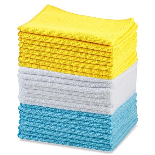 Amazon Basics Microfiber Cleaning Cloths (24-Pack) - image 1