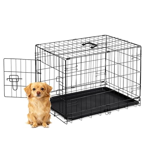 Aidoly Dog Crate - 24 Inch Small Single Door Portable Puppy Dog Cage