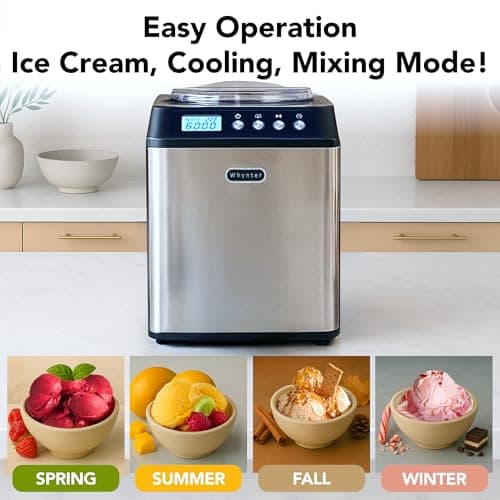 Whynter ICM-201SB 2.1-Quart Stainless Compressor Ice Cream Maker thumbnail 4