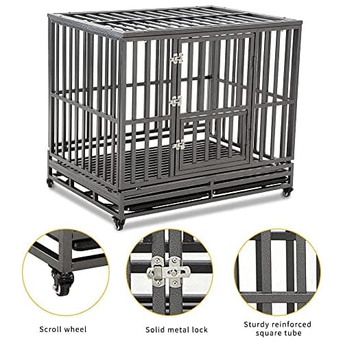 LUCKUP Heavy Duty Dog Cage thumbnail 3