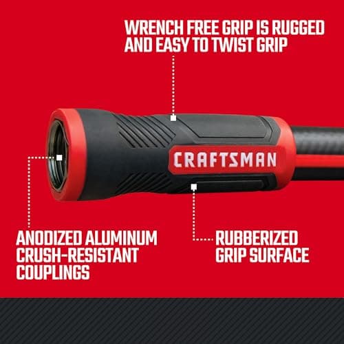 Craftsman 5/8 in x 50 ft Premium Rubber Garden Hose thumbnail 5