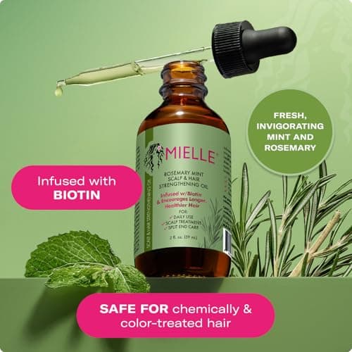 Mielle Organics Rosemary Mint Scalp & Hair Strengthening Oil thumbnail 4
