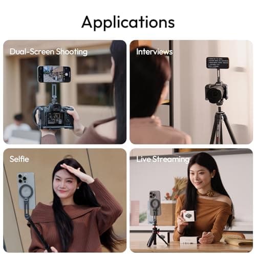 ULANZI U-200 MagSafe Phone Tripod Mount with Ring Light thumbnail 5