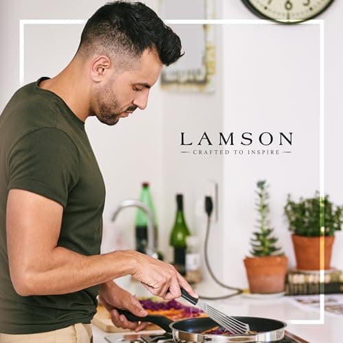 Lamson Stainless Steel Slotted Fish Turner (3x6-Inch, Walnut Handle) thumbnail 4