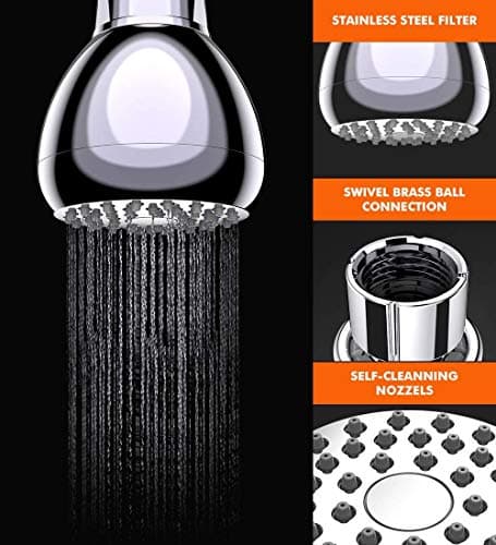Wassa High Pressure Shower Head (3 Inch) thumbnail 2