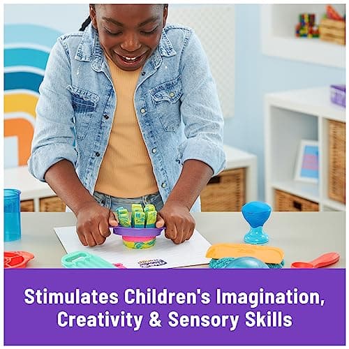 Kinetic Sand Sandisfying Set with 2lbs of Sand and 10 Tools thumbnail 4