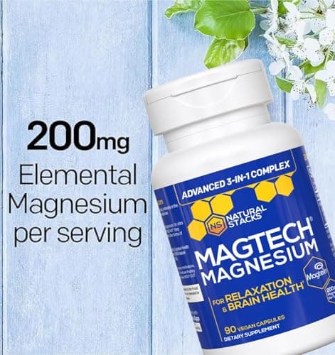 Natural Stacks MagTech Magnesium Complex (Threonate, Glycinate & Taurate), 90 Capsules thumbnail 5