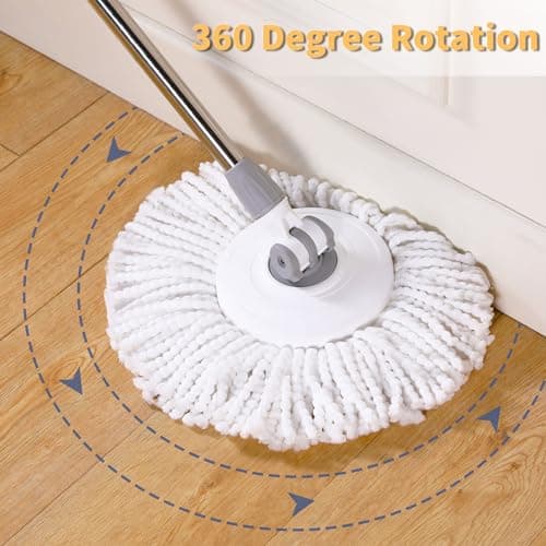 BOOMJOY Spin Mop and Bucket with Wringer Set thumbnail 5