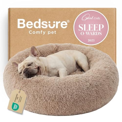 Bedsure Calming Donut Dog Bed - image 1