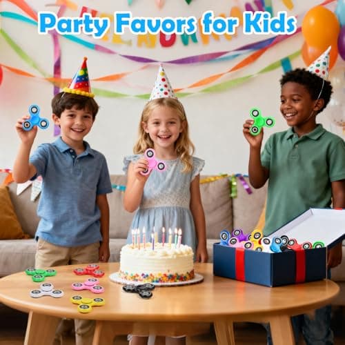SCIONE Fidget Spinners 25-Pack Party Favors thumbnail 5