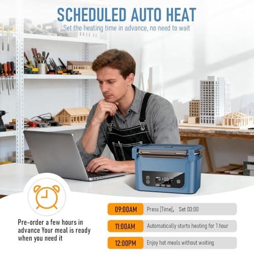 GALOKEO 2026 XL Cordless Electric Lunch Box (6.3-Cup, 20800mAh) thumbnail 5