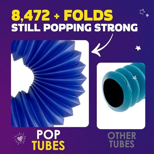 Nutty Toys Pop Tubes Sensory Toys 8-Pack thumbnail 3