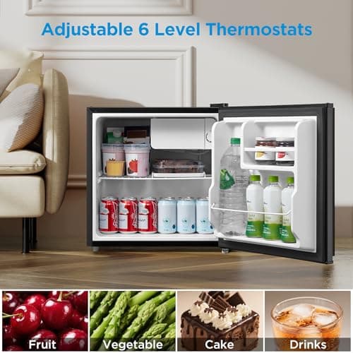 Midea 1.6 Cu.ft Mini Fridge, Energy Star Certified thumbnail 3