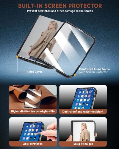 ASAPDOS iPhone Duo PU Leather Magnetic Case with Detachable Wallet, MagSafe thumbnail 5