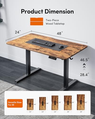 FEZIBO Electric Standing Desk (55 inch) thumbnail 3