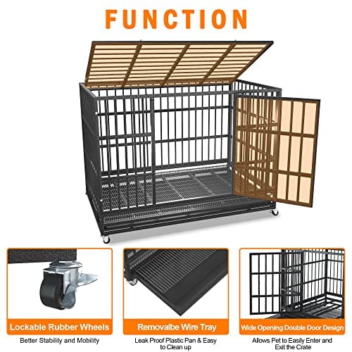 BOLDBONE Heavy Duty Escape-Proof Dog Crate thumbnail 4