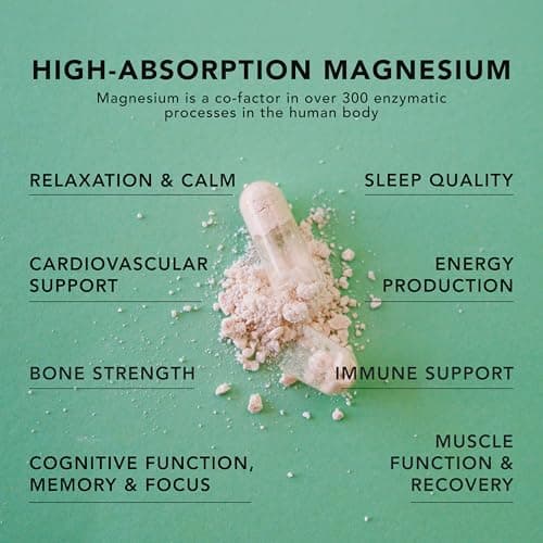 AMANDEAN Magtein Magnesium Complex (L-Threonate, Glycinate & Malate), 90 Veggie Capsules thumbnail 3