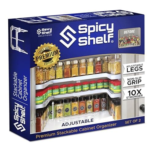 Spicy Shelf 3.0 Expandable 2-Tiered Spice Rack Organizer - image 1