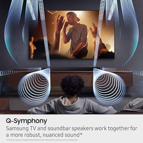 Samsung Q990F 11.1.4ch Q Series Soundbar with Subwoofer and Rear Speakers, Wireless Dolby Atmos, Q-Symphony, HW-Q990F, 2025 thumbnail 5